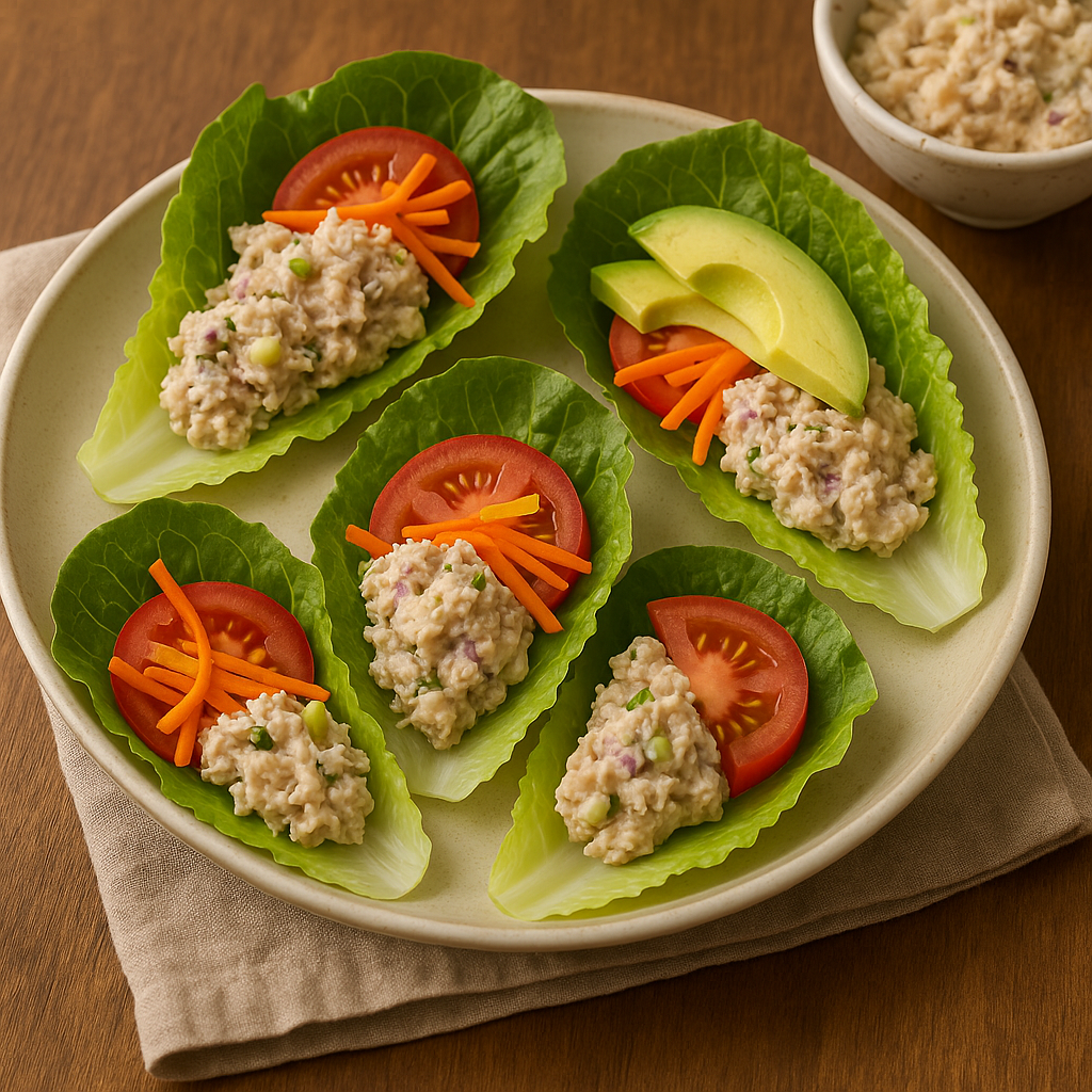 Chicken Salad Lettuce Wraps